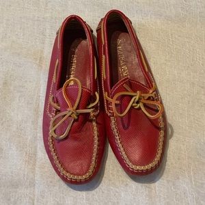 Bottega Veneta Red Moccasins